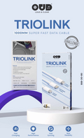 TRIOLINK 3 इन 1 ऊद चैलेंज डेटा केबल